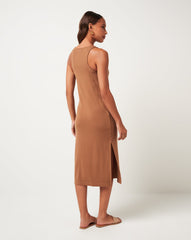 Chestnut Travis Mathew Cloud Rib Hadley Wood Dress