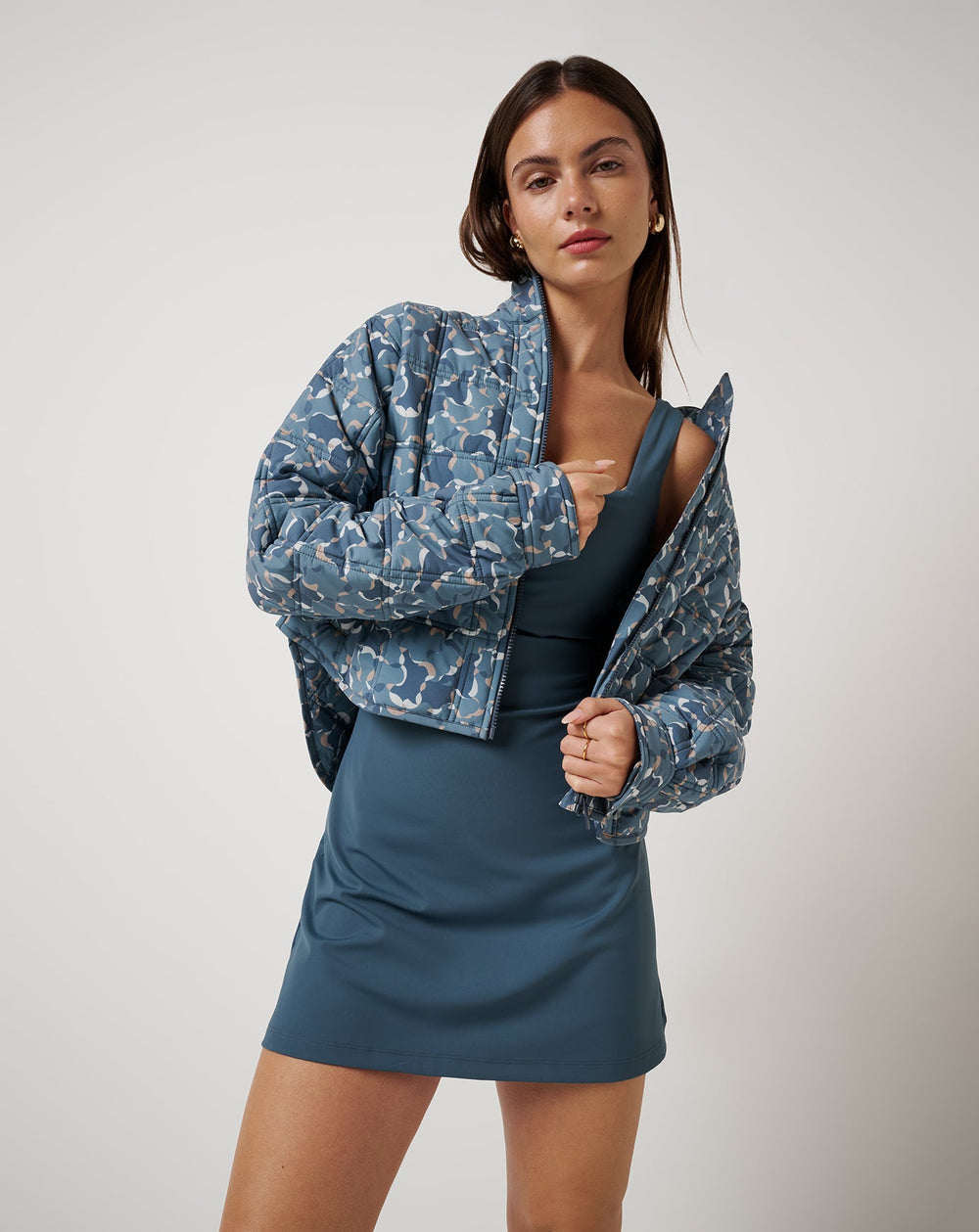 Dark Slate Travis Mathew Moveknit Afterglow Dress