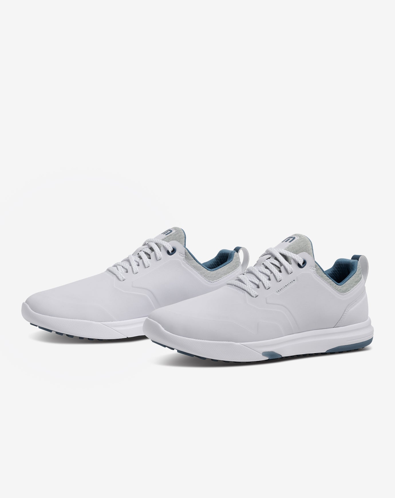 White/Blue Travis Mathew The Daily Pro Plus Golf Shoe