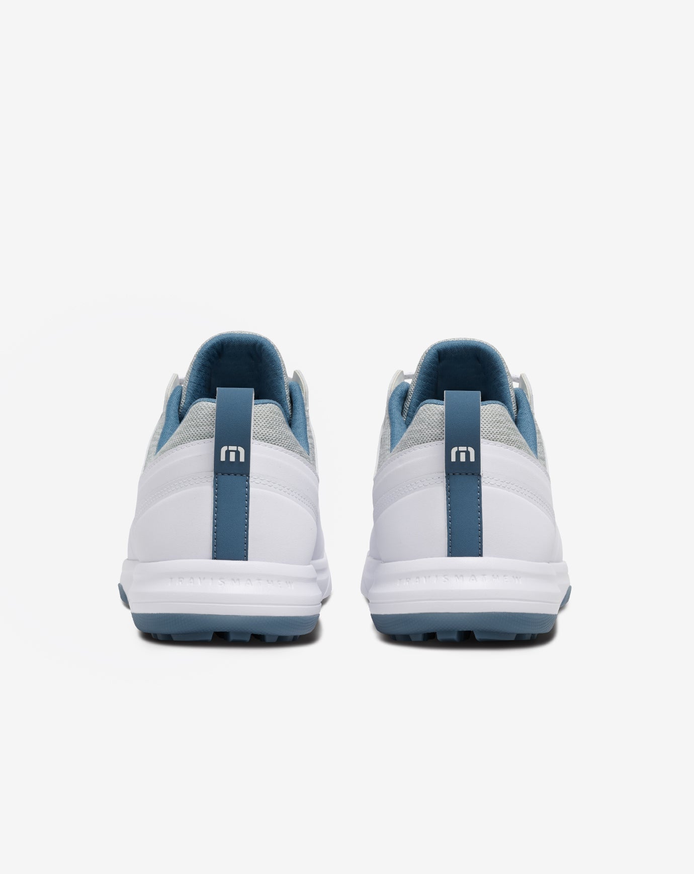 White/Blue Travis Mathew The Daily Pro Plus Golf Shoe