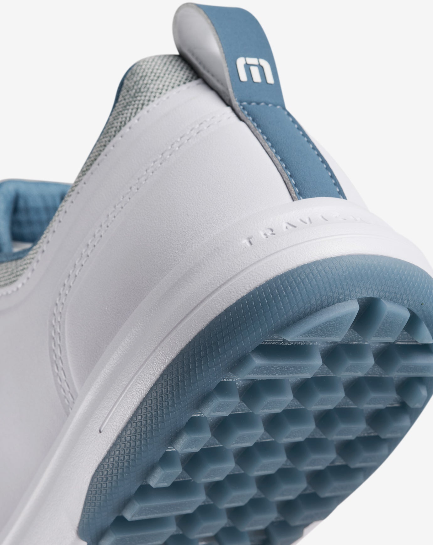 White/Blue Travis Mathew The Daily Pro Plus Golf Shoe