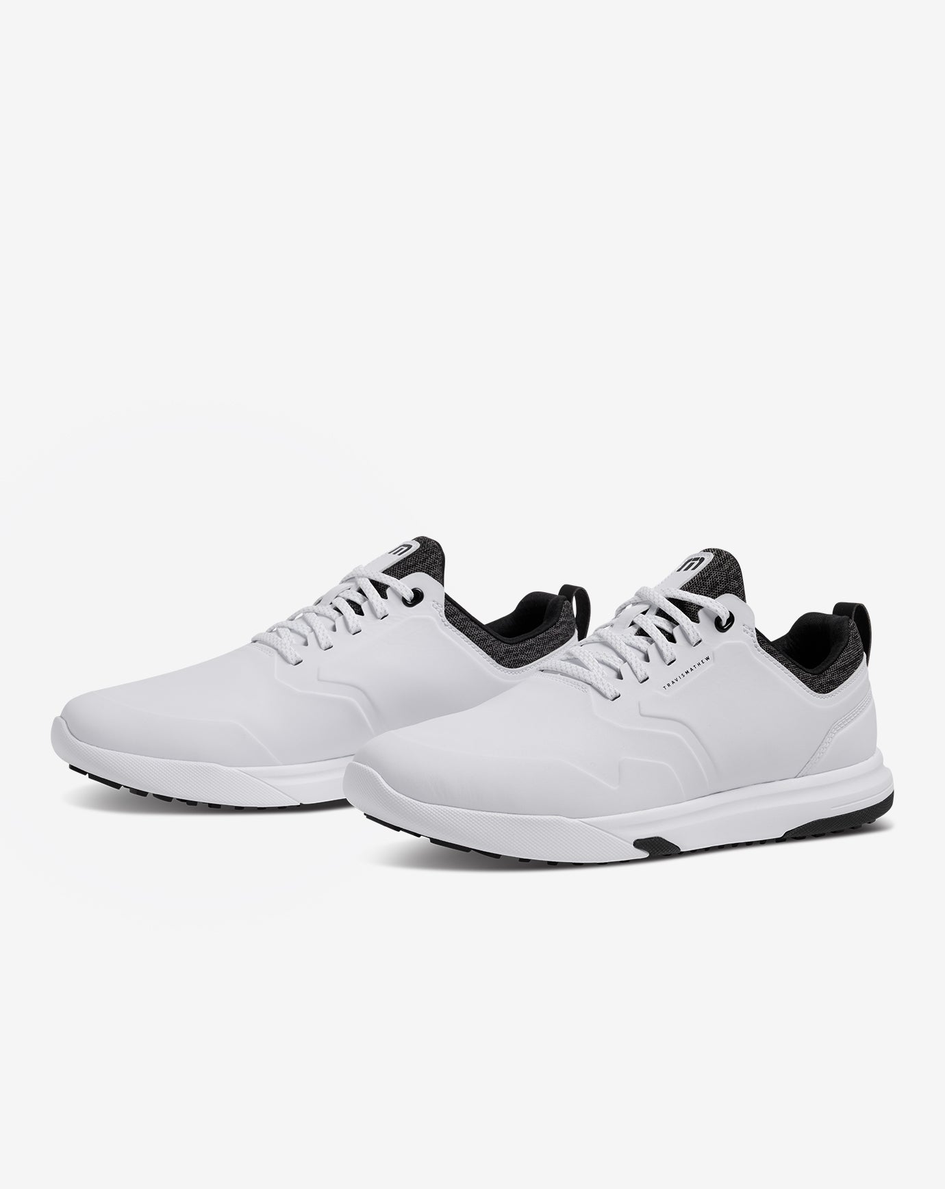 White/Black Travis Mathew The Daily Pro Plus Golf Shoe