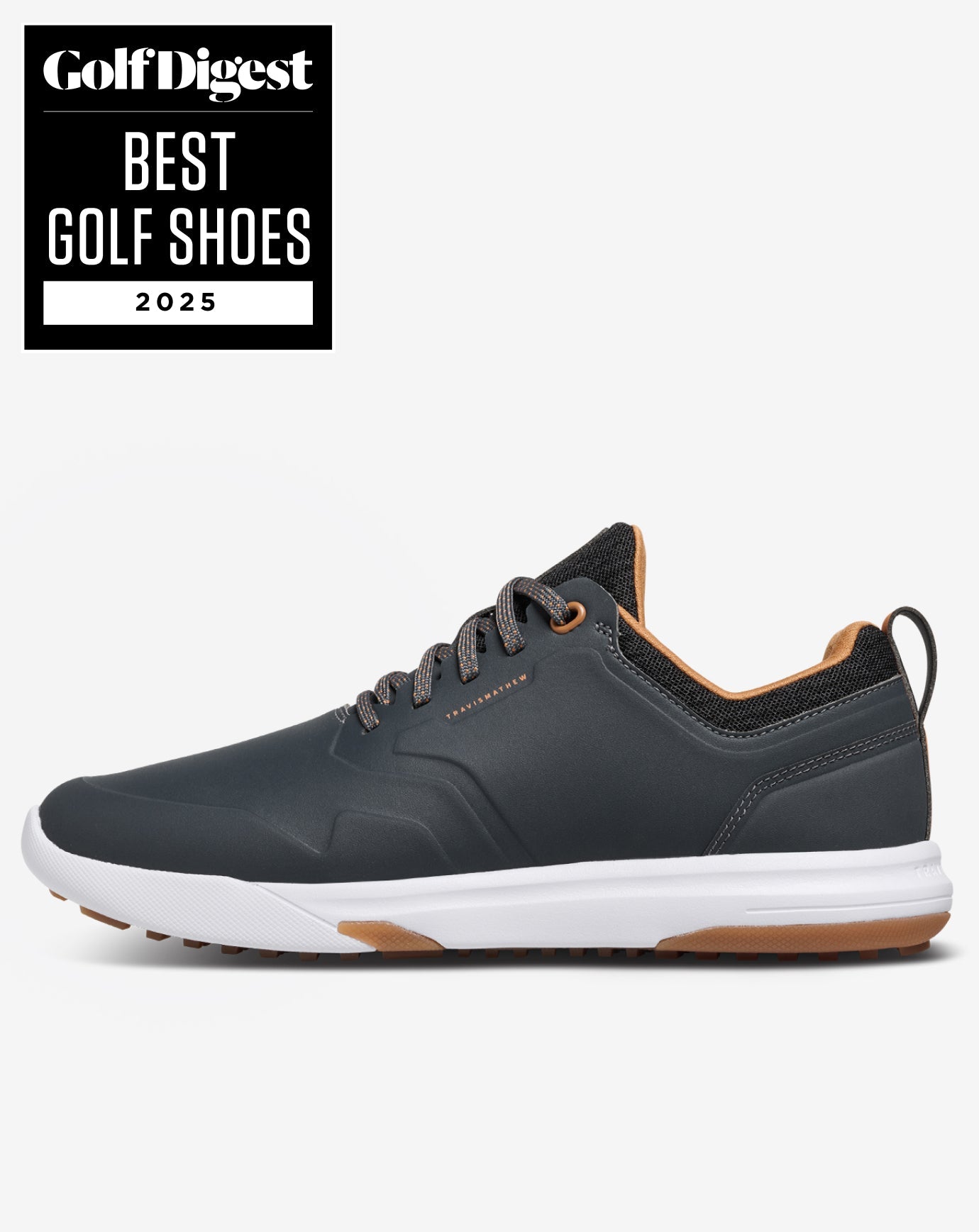 Ebony/Almond Travis Mathew The Daily Pro Plus Golf Shoe