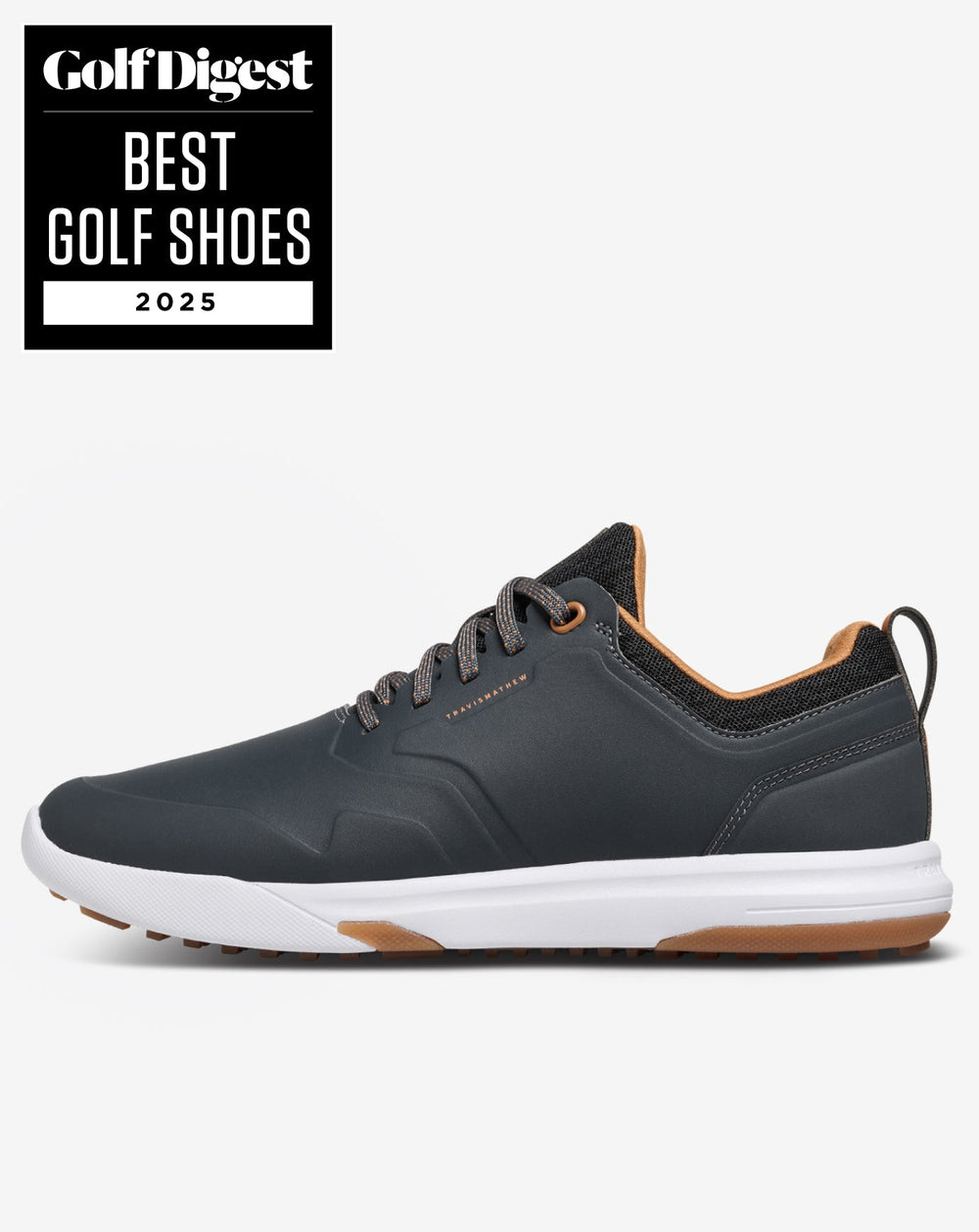 Ebony/Almond Travis Mathew The Daily Pro Plus Golf Shoe