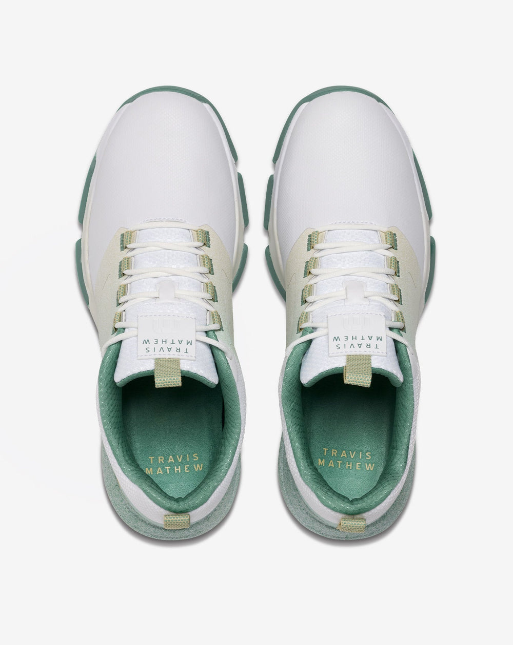 White/Green Travis Mathew The Ringer 2 Golf Shoe