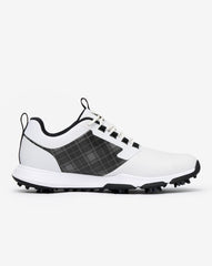 White Travis Mathew The Ringer 2 Tartan Golf Shoe