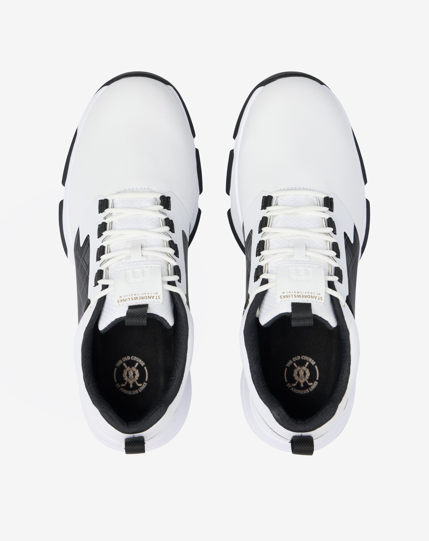White Travis Mathew The Ringer 2 Tartan Golf Shoe
