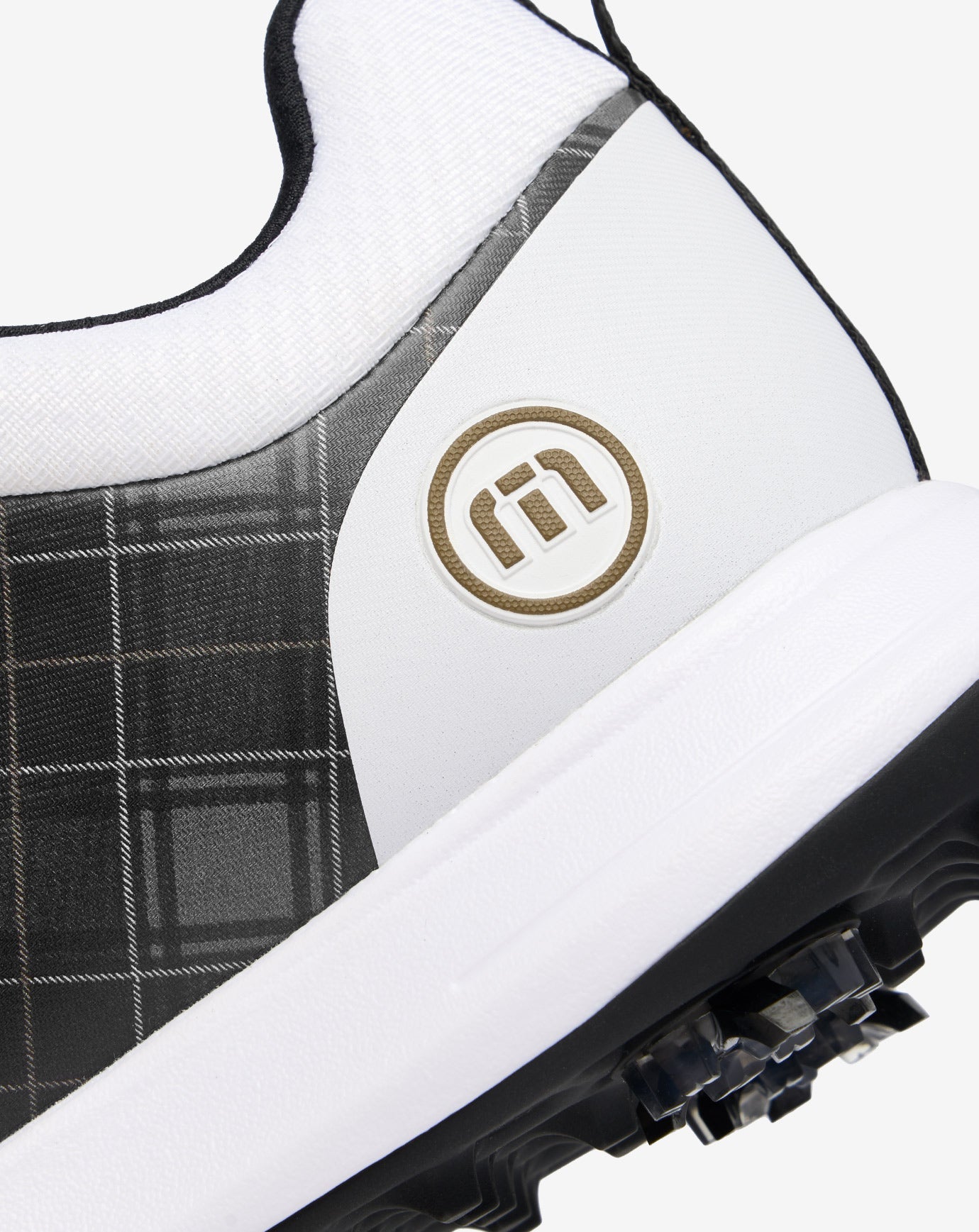 White Travis Mathew The Ringer 2 Tartan Golf Shoe