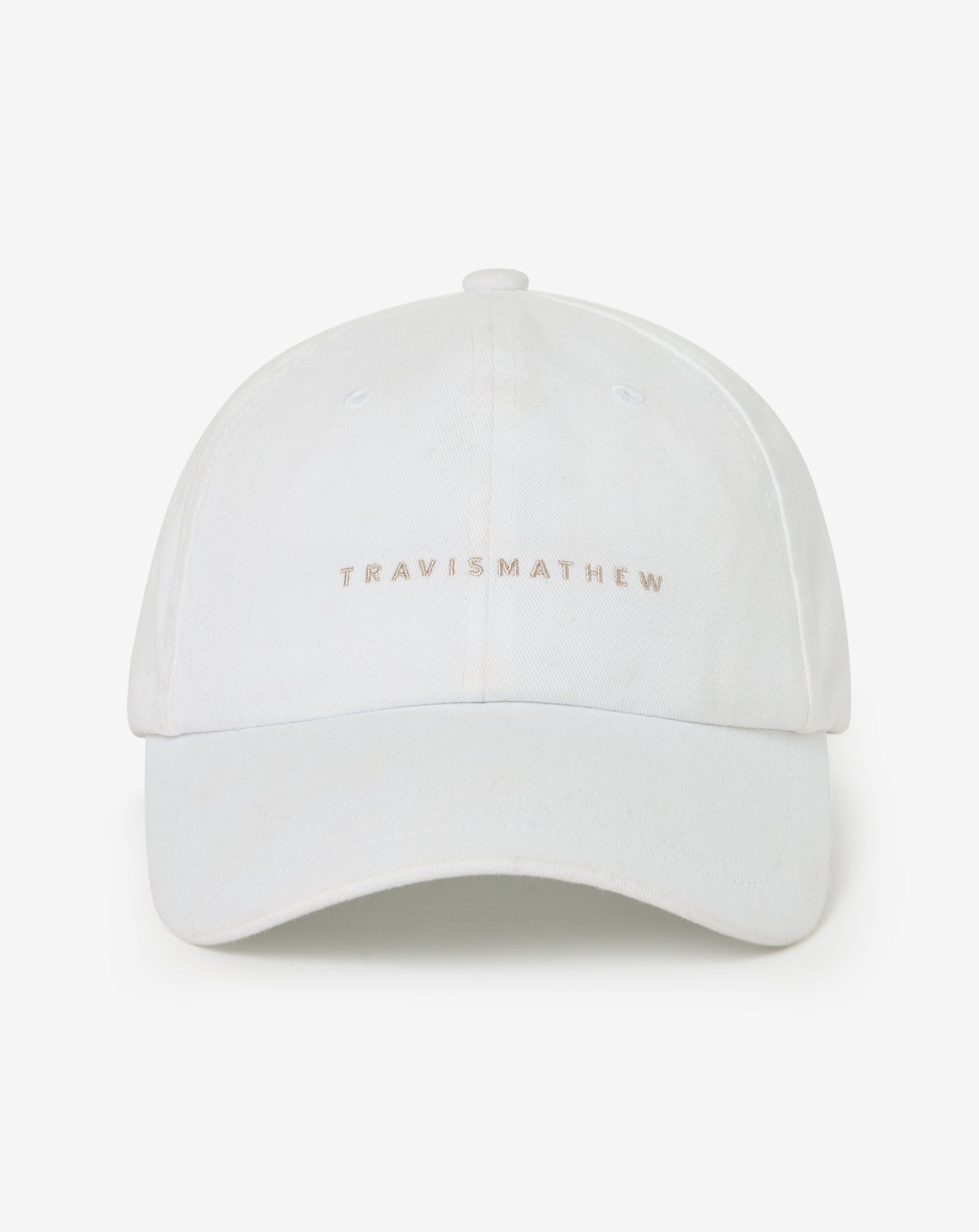 White Travis Mathew The Dad Hat