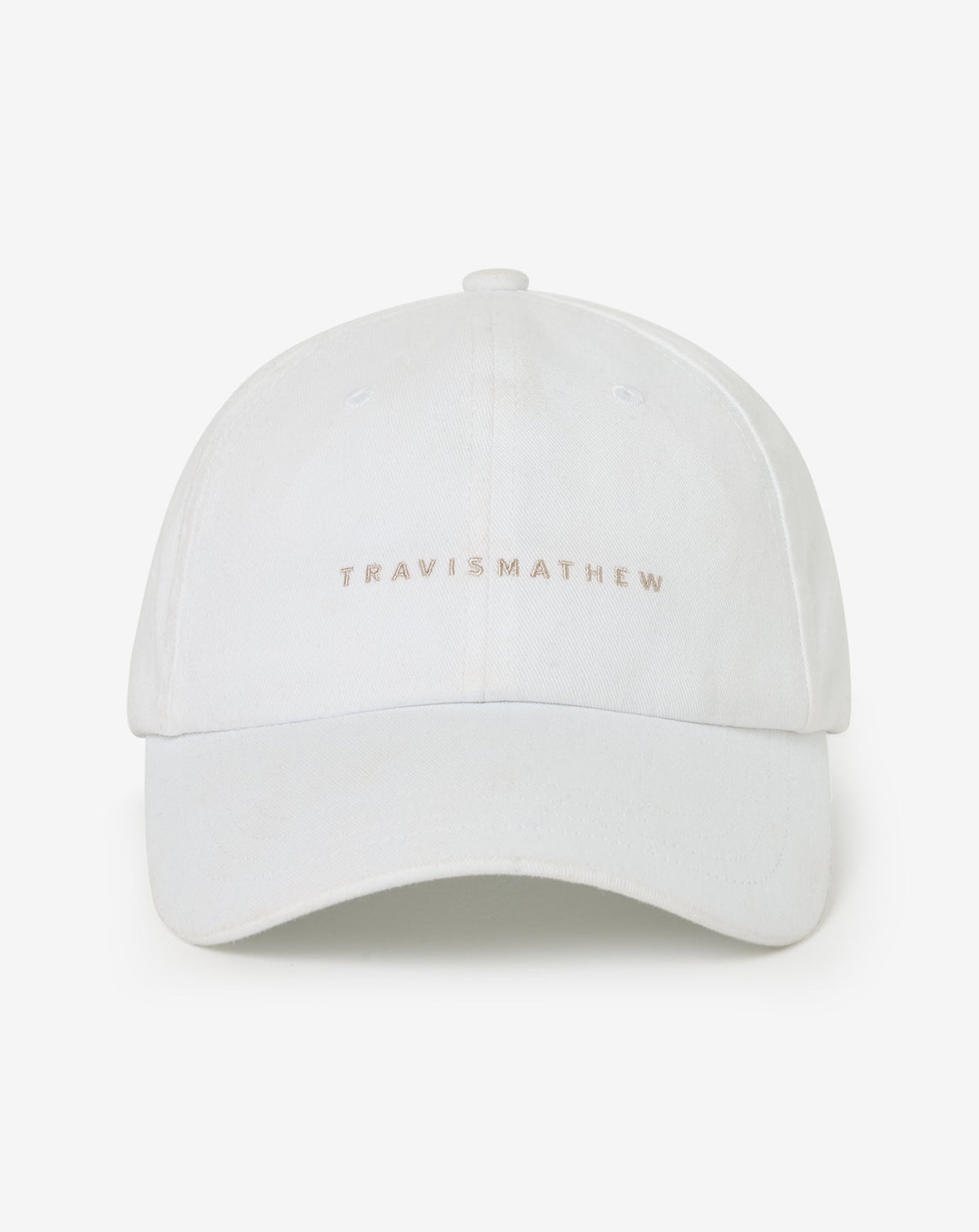 White Travis Mathew The Dad Hat