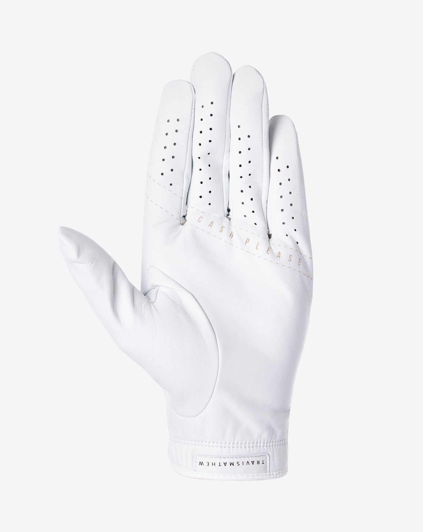 White Travis Mathew Premier 2.0 Golf Glove
