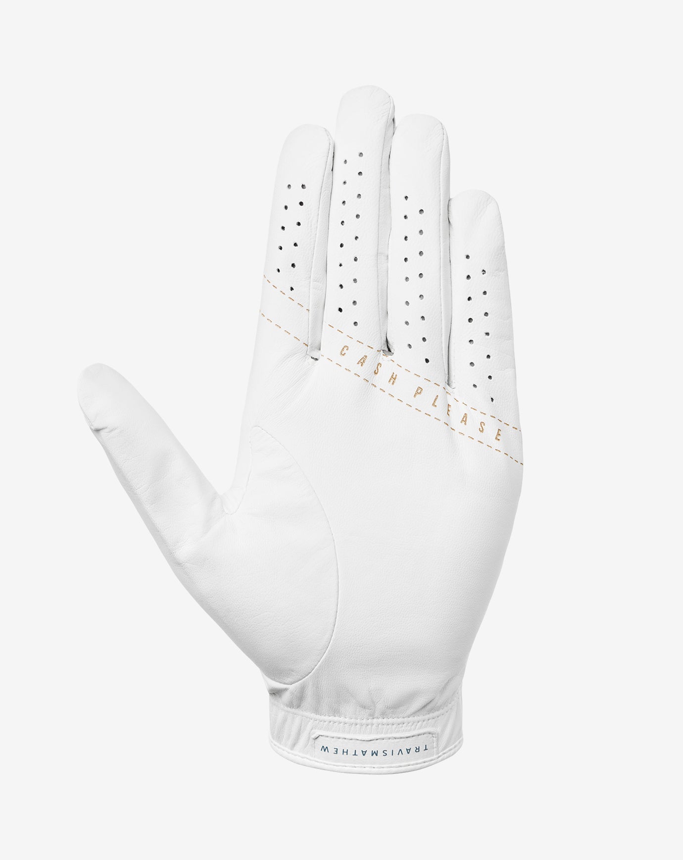 White Travis Mathew Play Caller Golf Glove