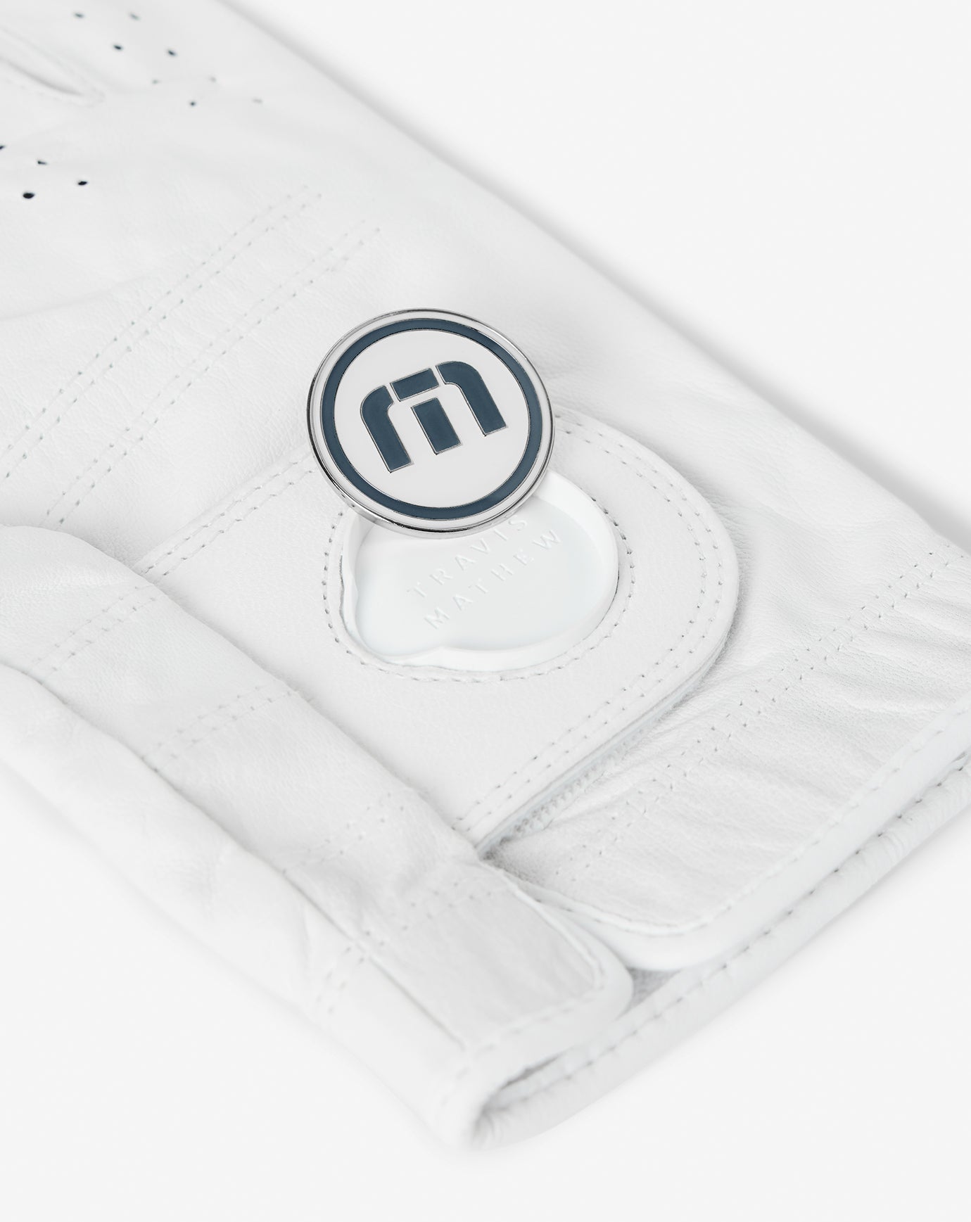 White Travis Mathew Play Caller Golf Glove