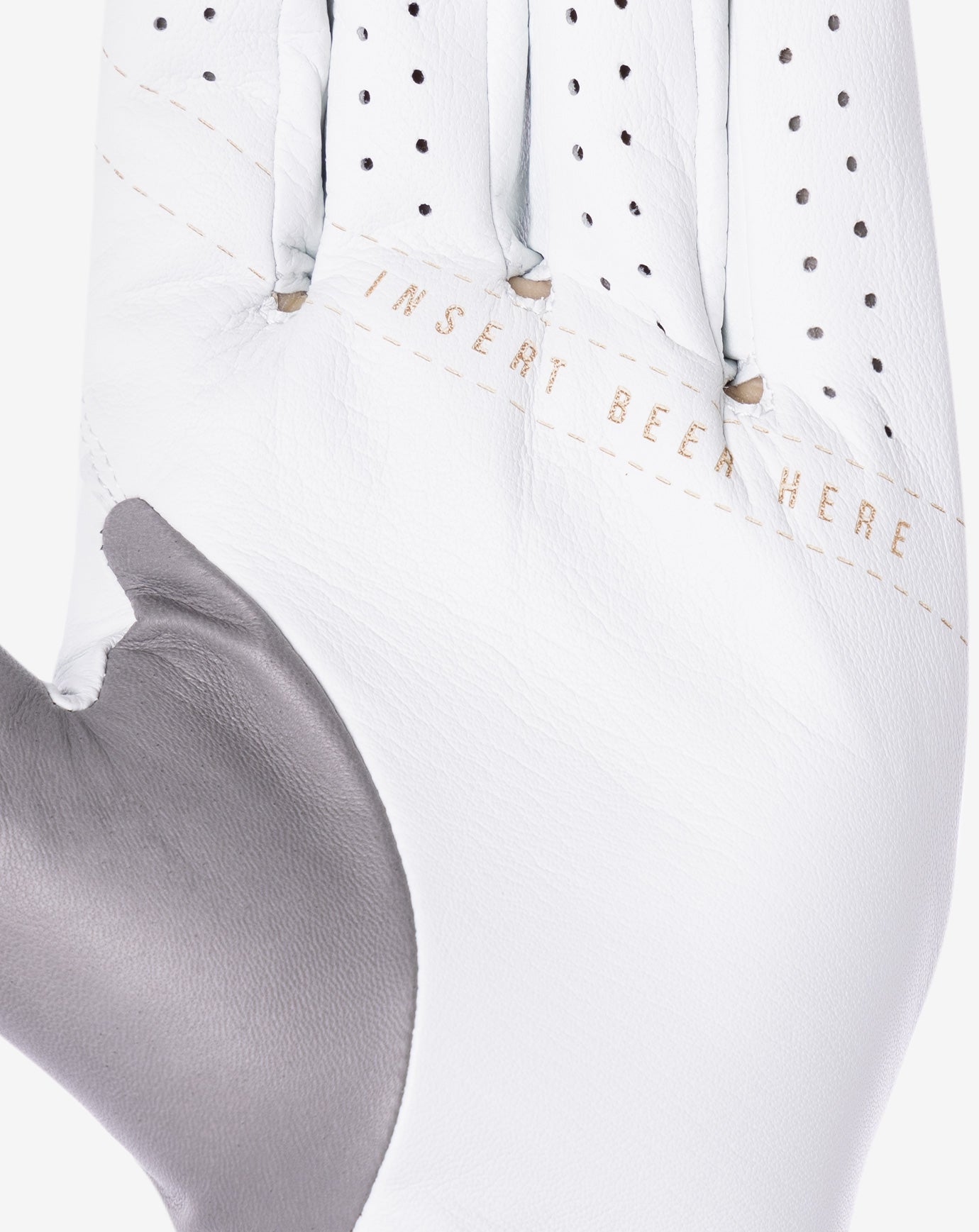 White Travis Mathew Double Me 2.0 Golf Glove