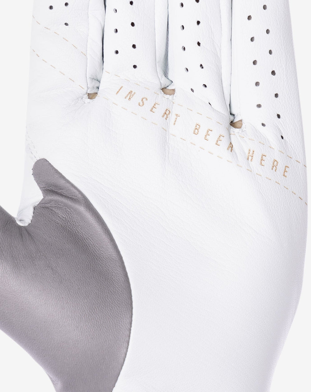 White Travis Mathew Double Me 2.0 Golf Glove