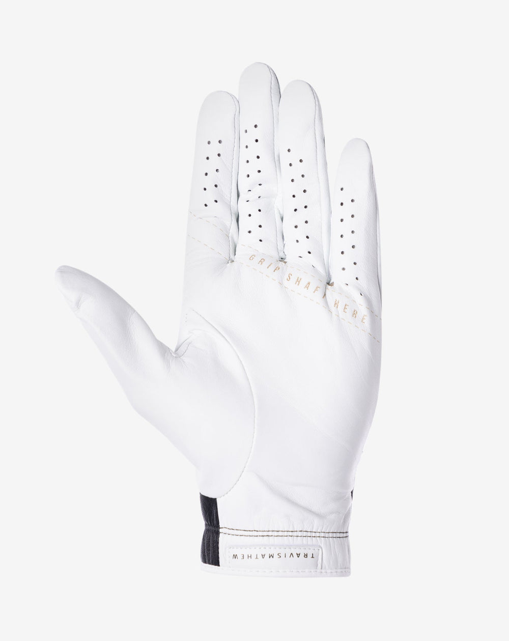 White/Black Travis Mathew Premier 2.0 Golf Glove