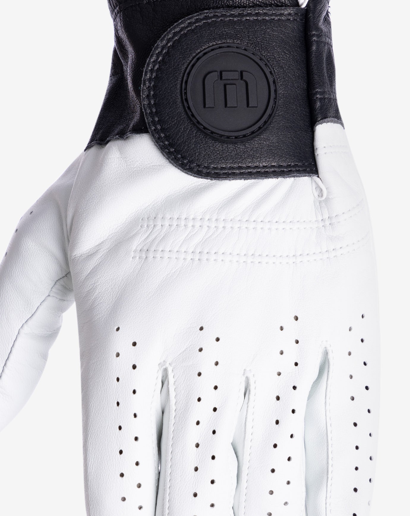 White/Black Travis Mathew Premier 2.0 Golf Glove