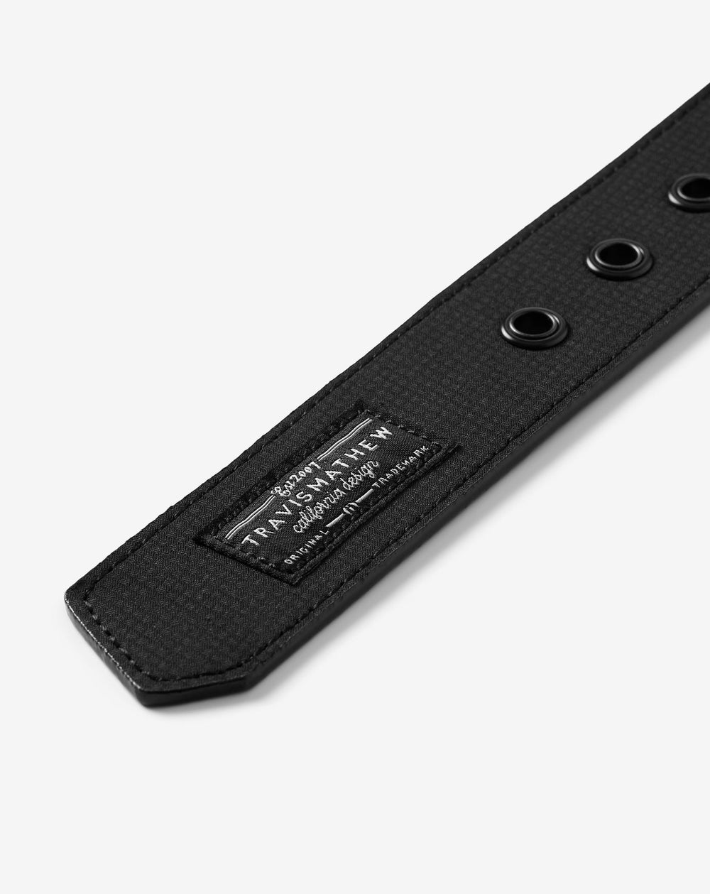 Black Travis Mathew Wanderlust Stretch Woven Belt