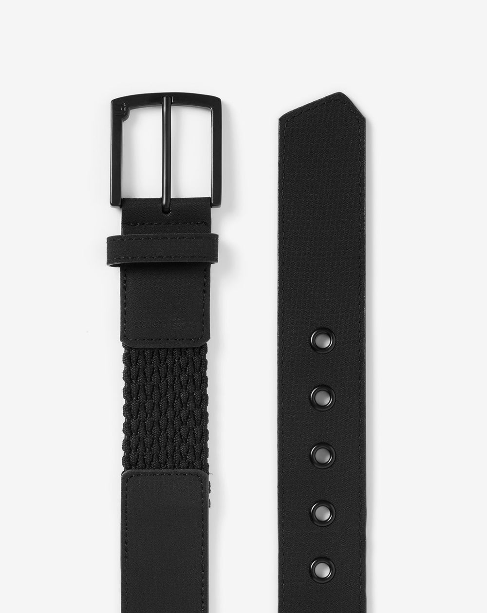 Black Travis Mathew Wanderlust Stretch Woven Belt