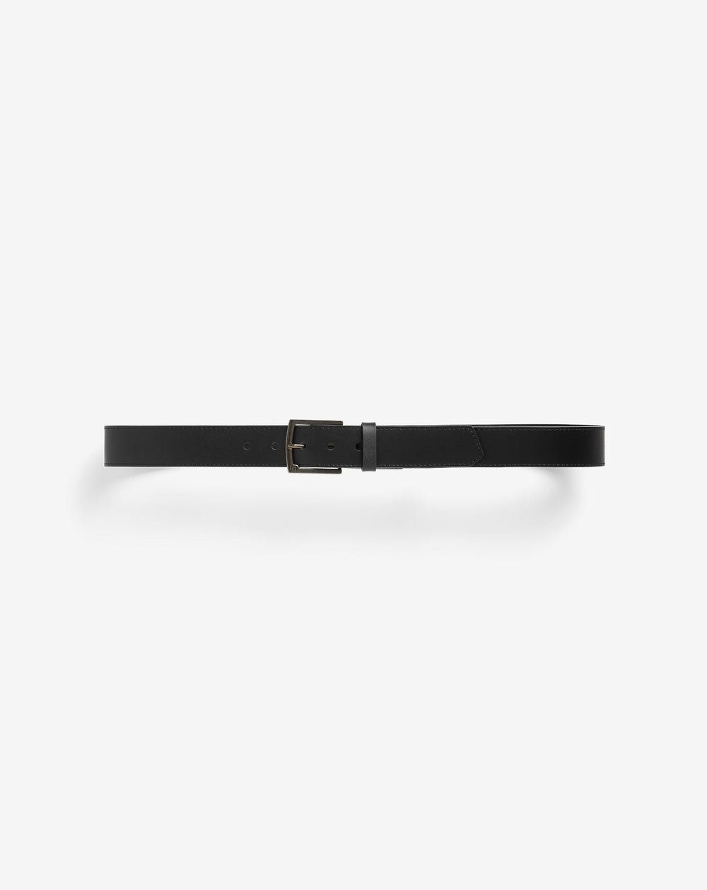 Black Travis Mathew Elusive Leather Belt