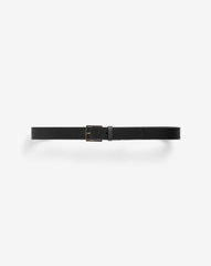 Black Travis Mathew Elusive Leather Belt