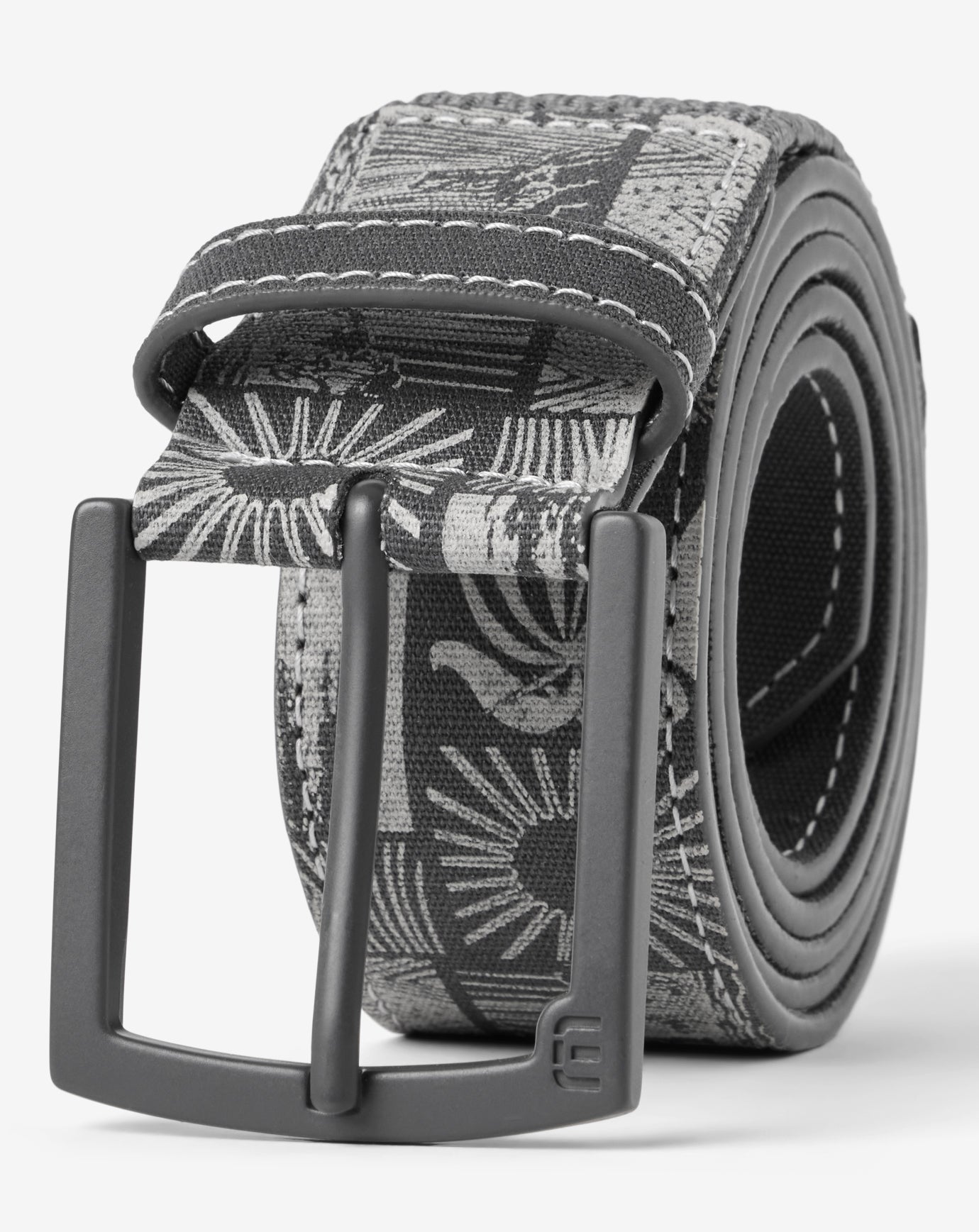 Ebony Travis Mathew Marina Mingle Canvas Stretch Belt