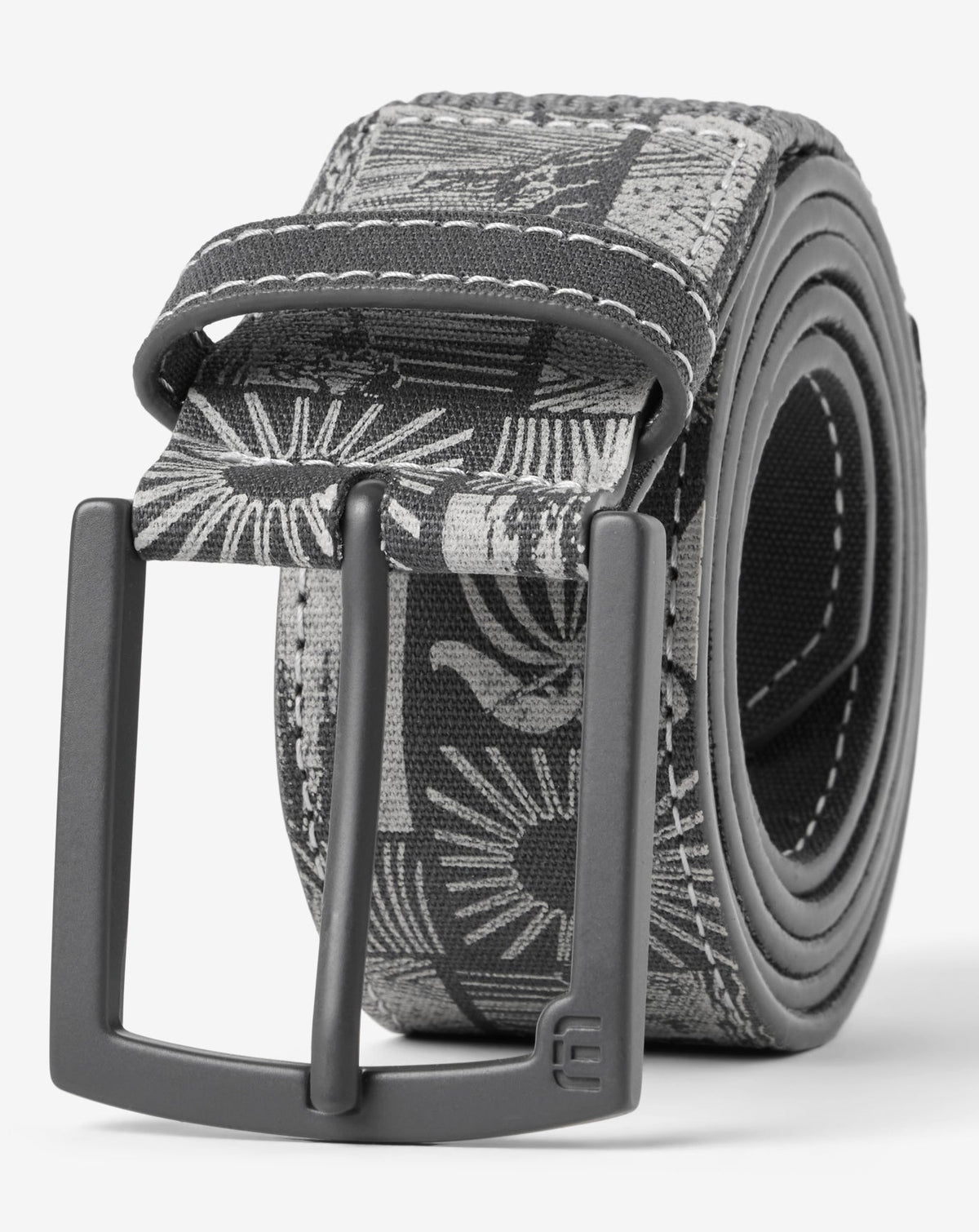 Ebony Travis Mathew Marina Mingle Canvas Stretch Belt