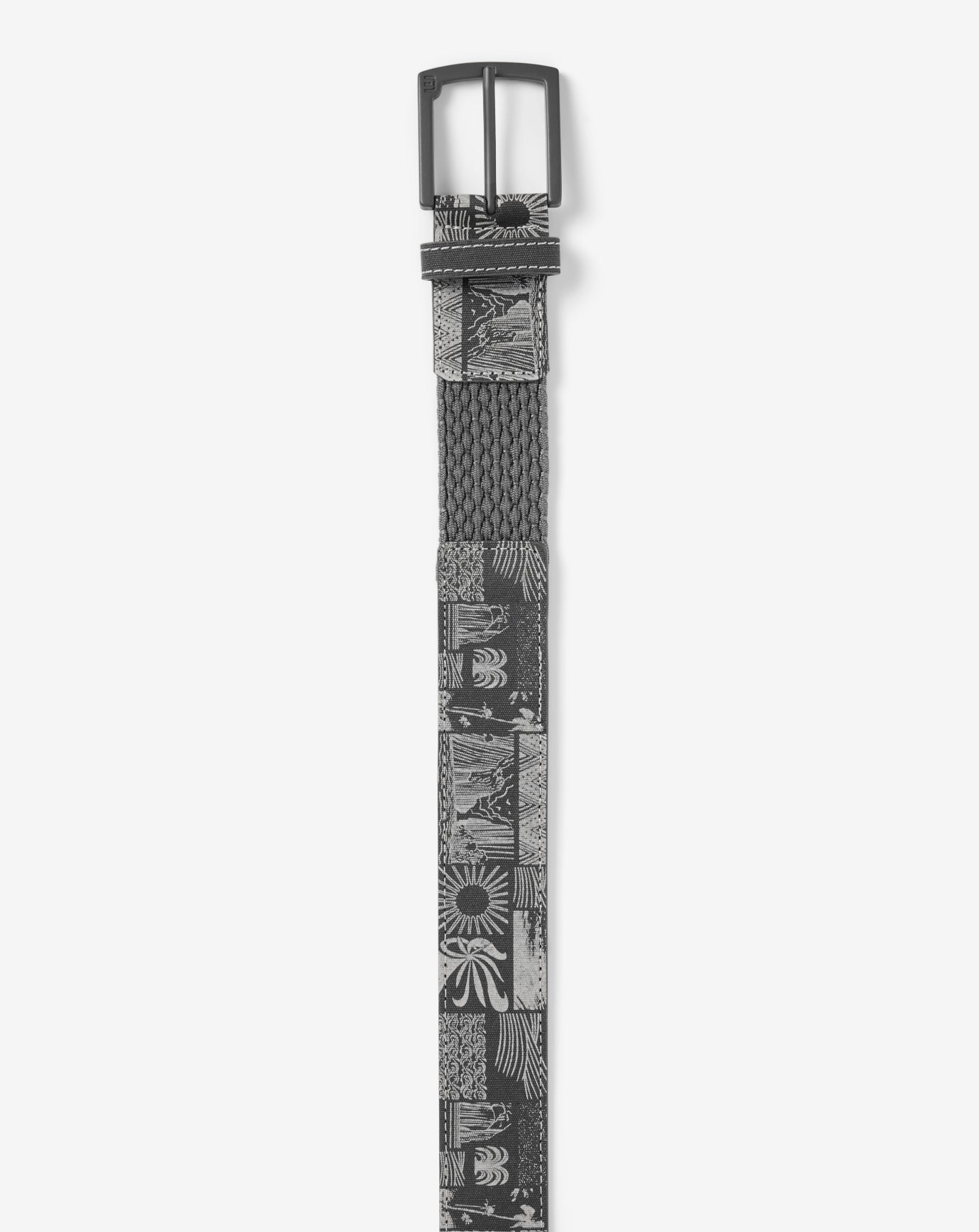 Ebony Travis Mathew Marina Mingle Canvas Stretch Belt