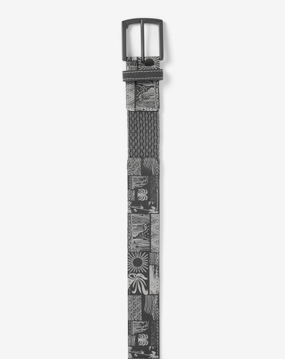 Ebony Travis Mathew Marina Mingle Canvas Stretch Belt