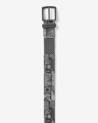 Ebony Travis Mathew Marina Mingle Canvas Stretch Belt