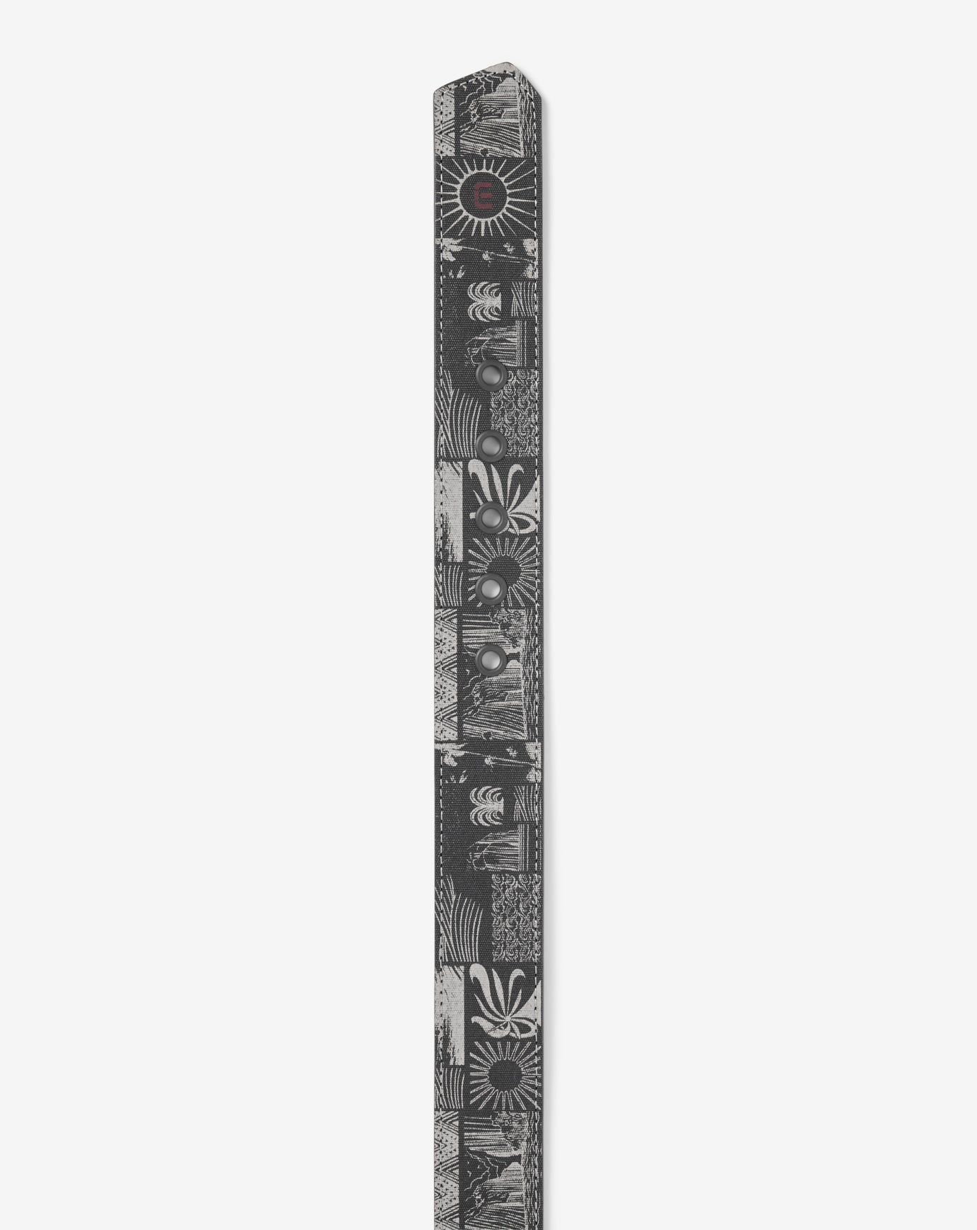 Ebony Travis Mathew Marina Mingle Canvas Stretch Belt