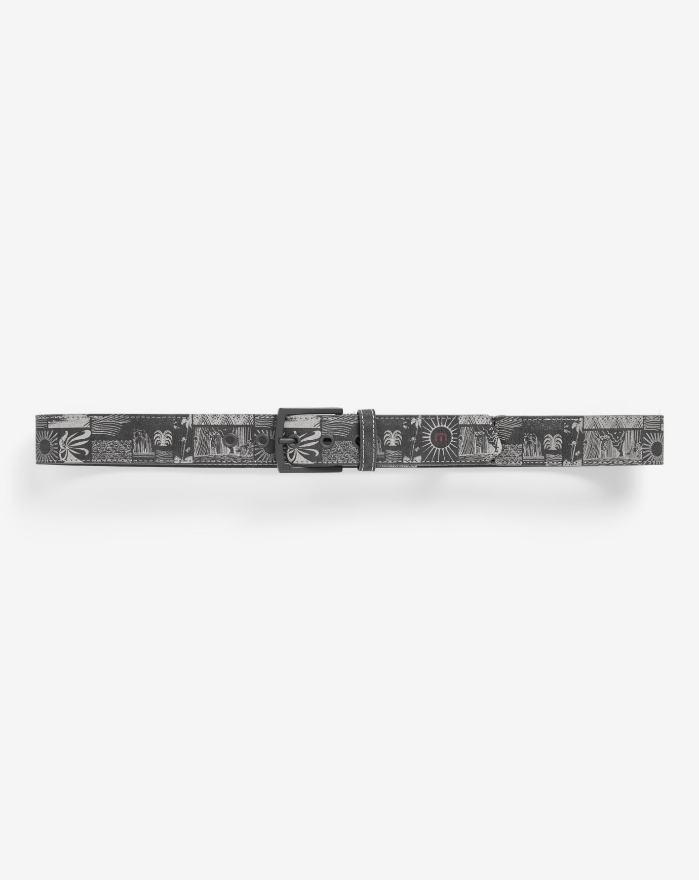 Ebony Travis Mathew Marina Mingle Canvas Stretch Belt