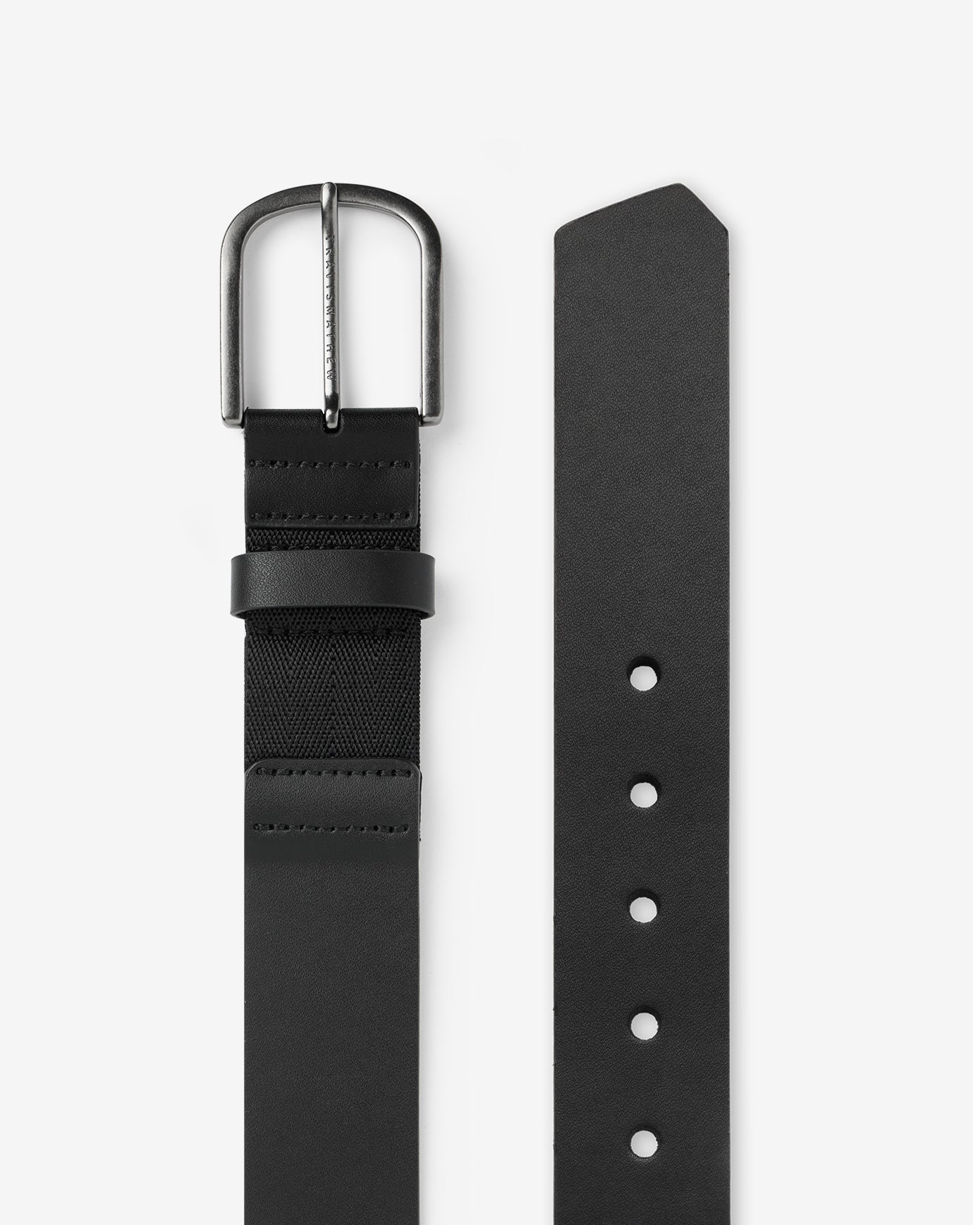 Black Travis Mathew Jinx 2.0 Leather Belt