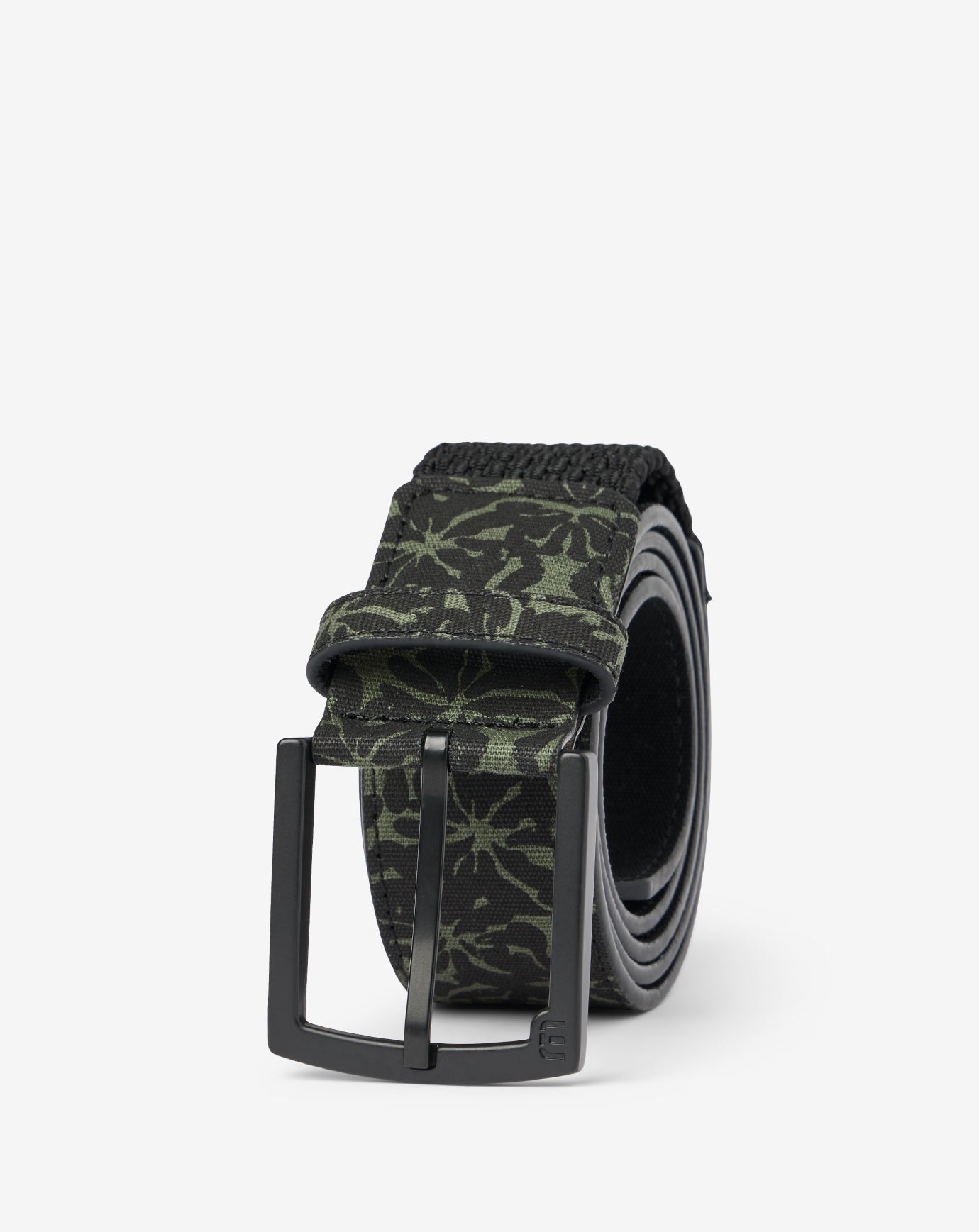 Black Travis Mathew Vine City Canvas Stretch Belt