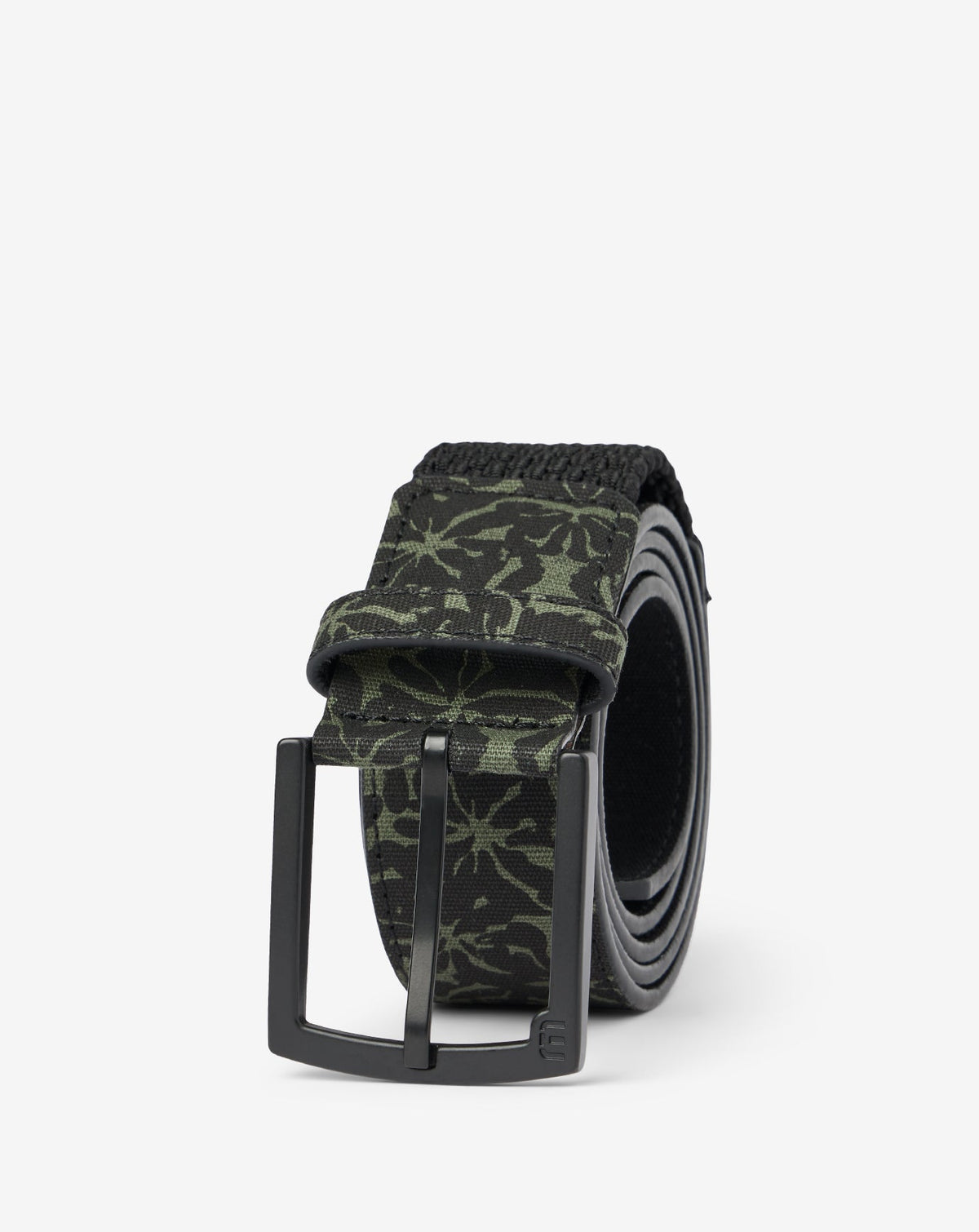 Black Travis Mathew Vine City Canvas Stretch Belt