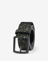 Black Travis Mathew Vine City Canvas Stretch Belt