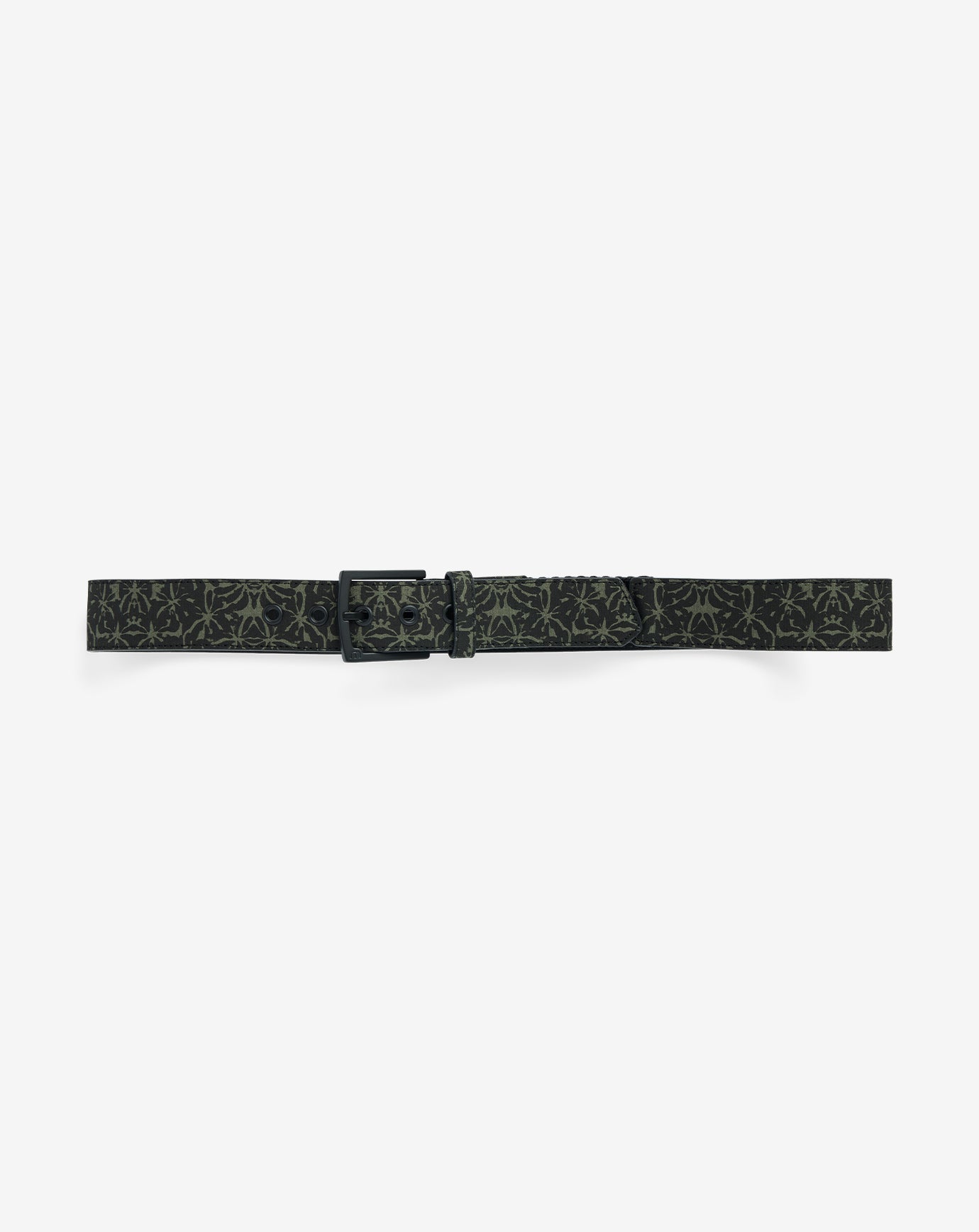 Black Travis Mathew Vine City Canvas Stretch Belt