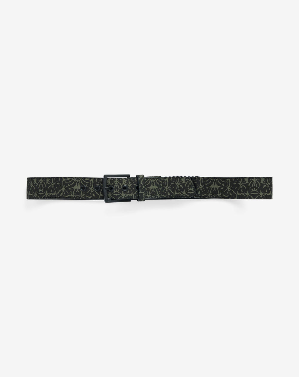 Black Travis Mathew Vine City Canvas Stretch Belt