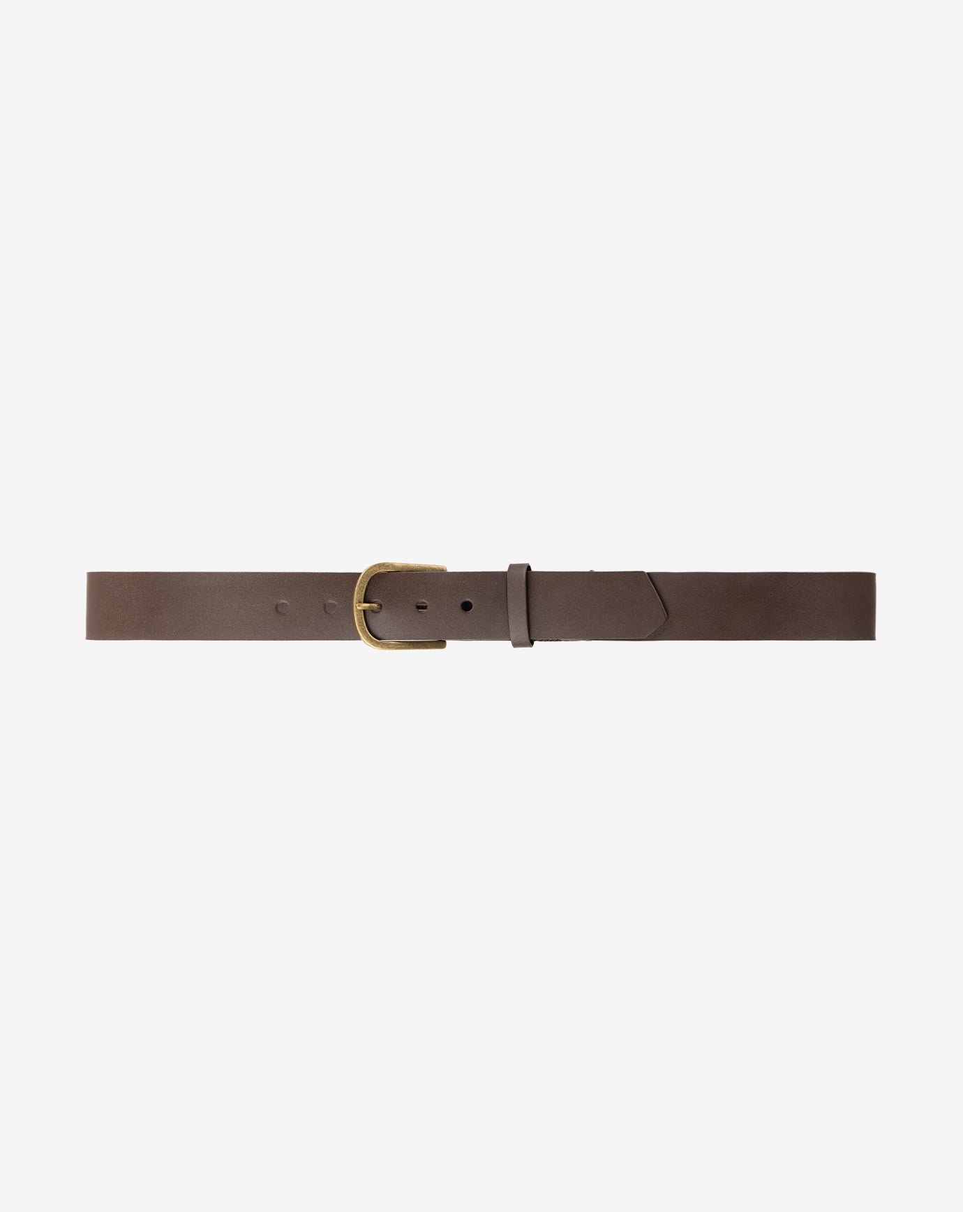 Dark Brown Travis Mathew Jinx 2.0 Leather Belt