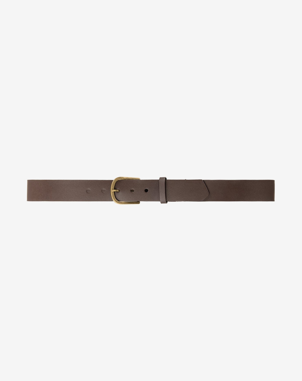 Dark Brown Travis Mathew Jinx 2.0 Leather Belt