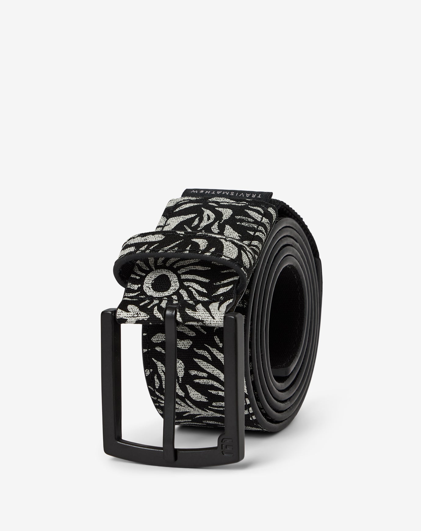 Black Travis Mathew Night Stroll Hybrid Stretch Belt