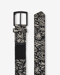 Black Travis Mathew Night Stroll Hybrid Stretch Belt