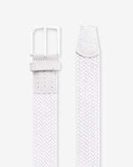 Micro Chip/White Travis Mathew Staggerwing 2.0 Stretch Woven Belt