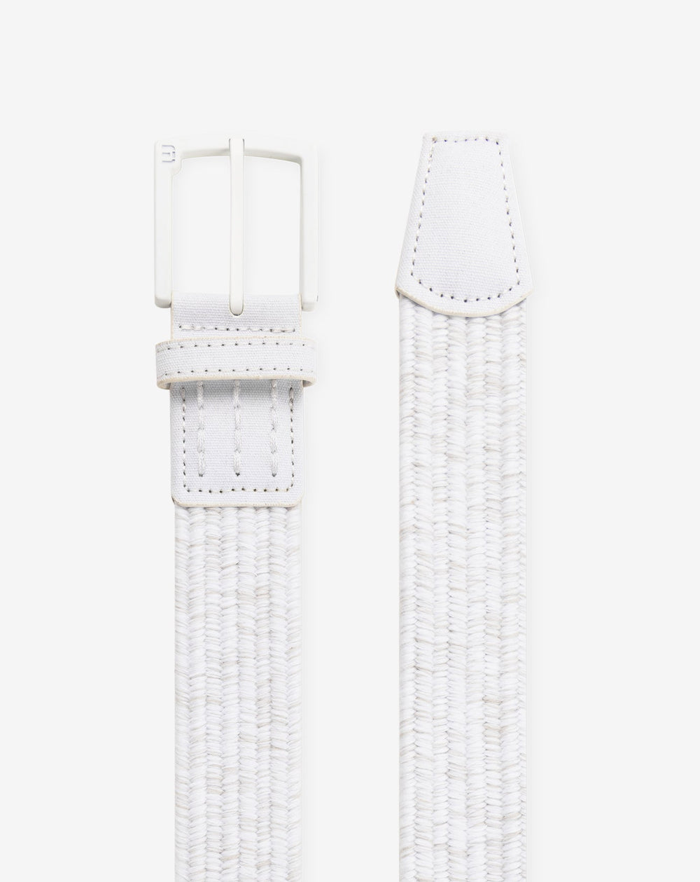 White/Micro Chip Travis Mathew Popsicle 2.0 Stretch Woven Belt