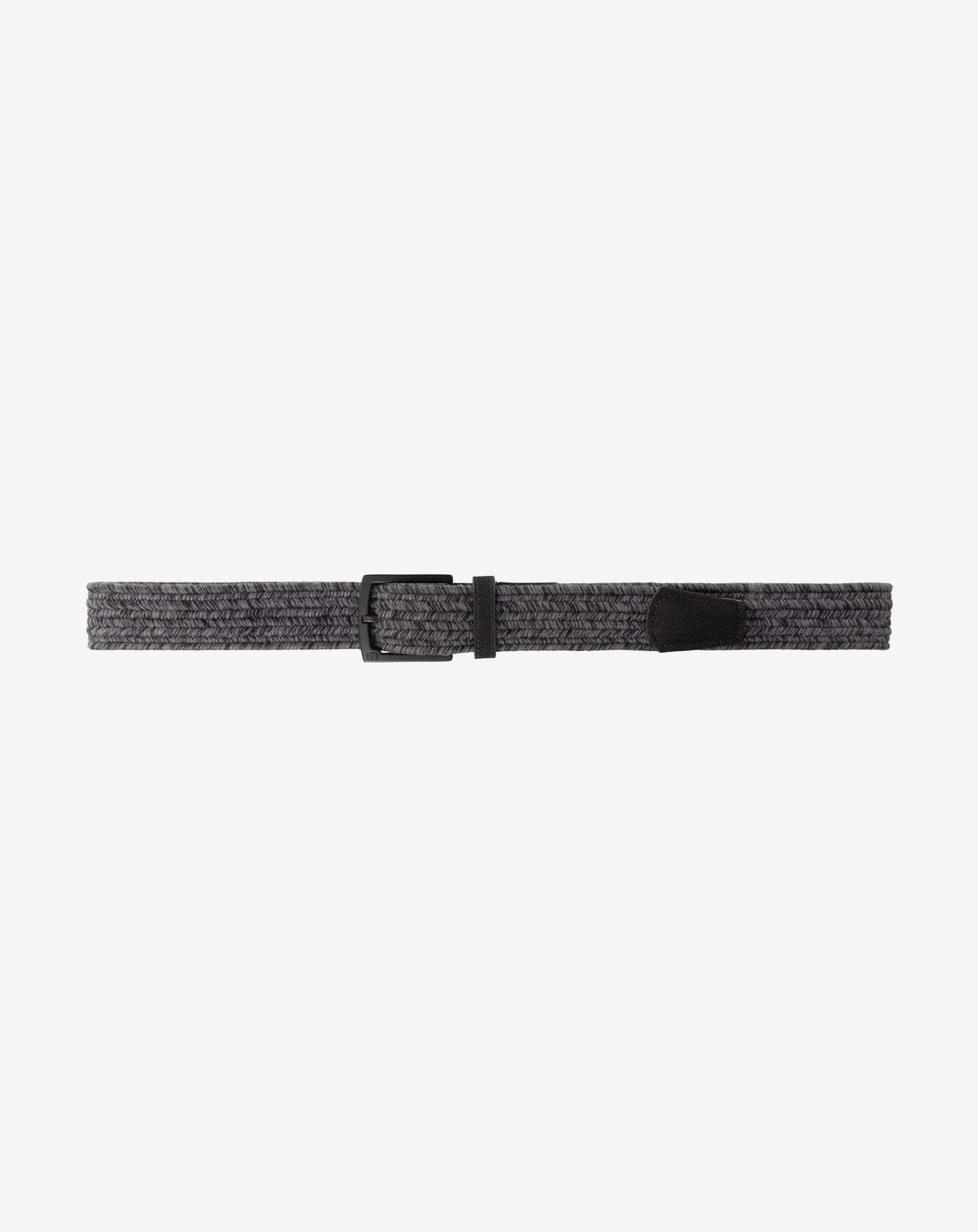 Heather Grey Pinstripe Travis Mathew Pueblo 2.0 Stretch Woven Belt