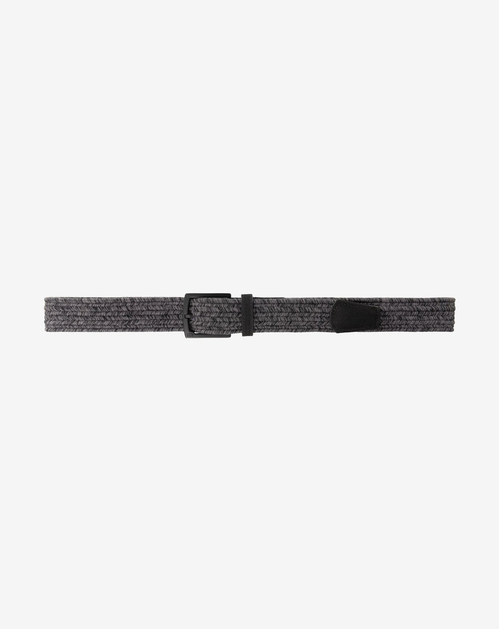 Heather Grey Pinstripe Travis Mathew Pueblo 2.0 Stretch Woven Belt