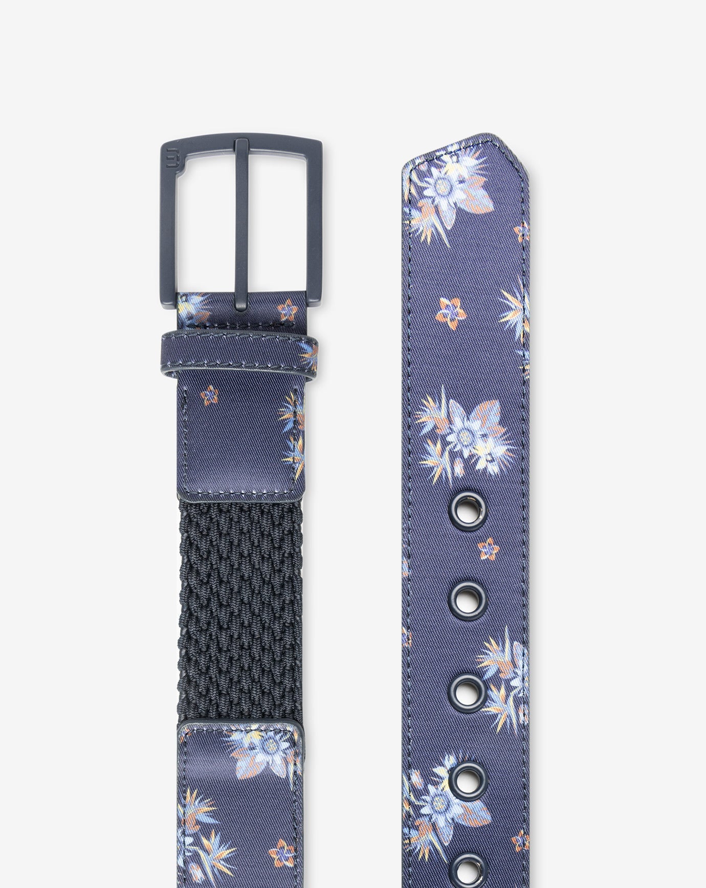 Total Eclipse Travis Mathew Ocean Flare Canvas Stretch Belt