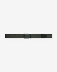 Dark Olive Travis Mathew Full Bar Stretch Woven Belt