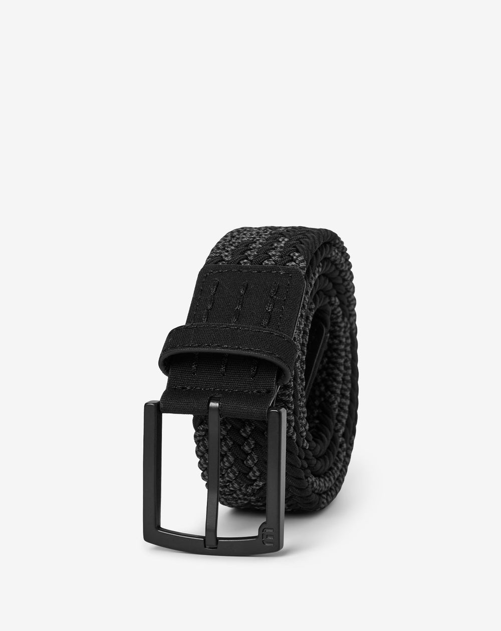 Black Travis Mathew Time Zoned Stretch Woven Belt