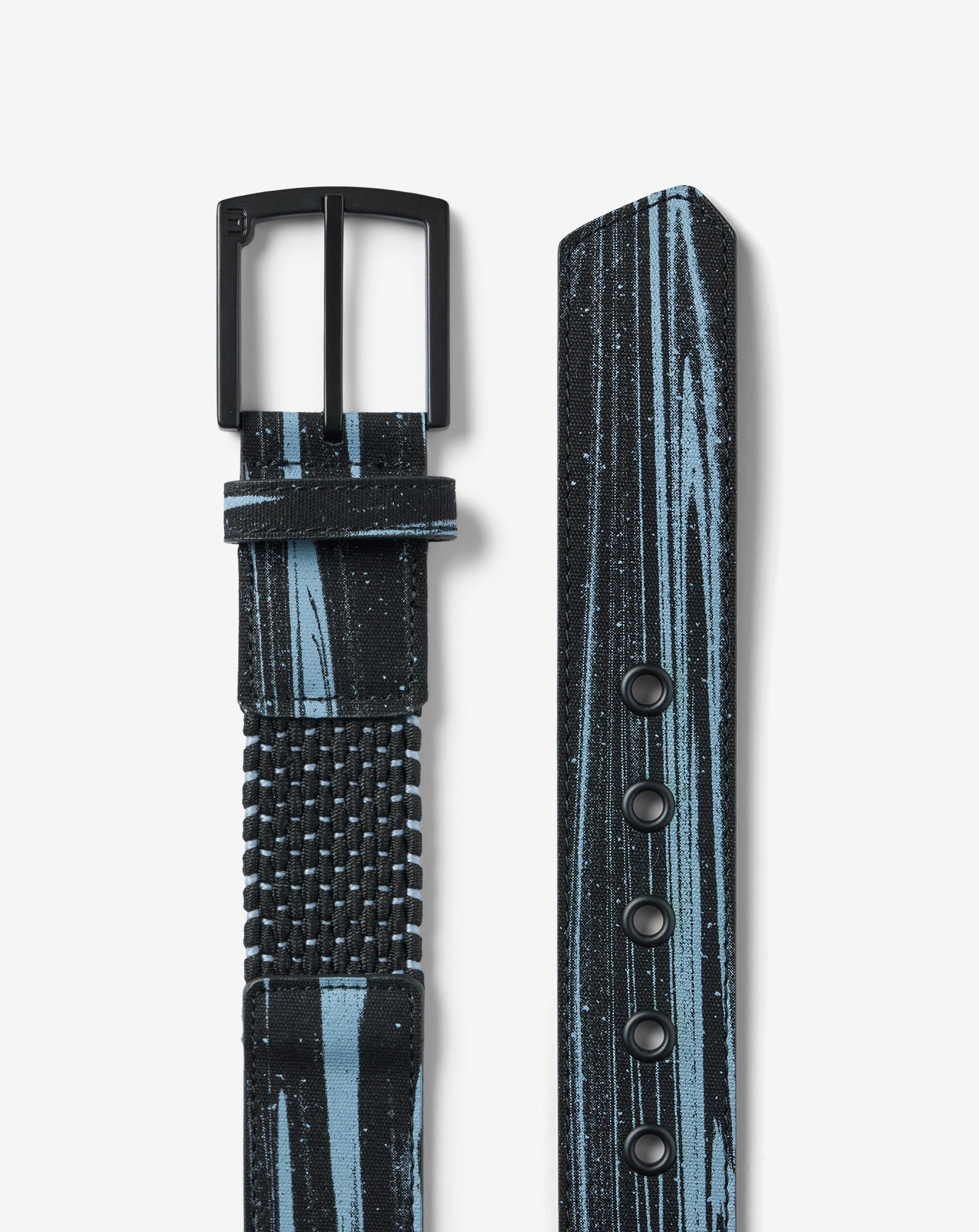 Black Travis Mathew Local Tour Canvas Stretch Belt